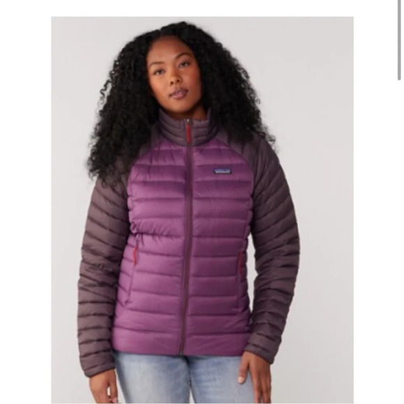 Patagonia Women’s XL Down Sweater Puffer Jacket Night Plum Purple NWT - Picture 7 of 16
